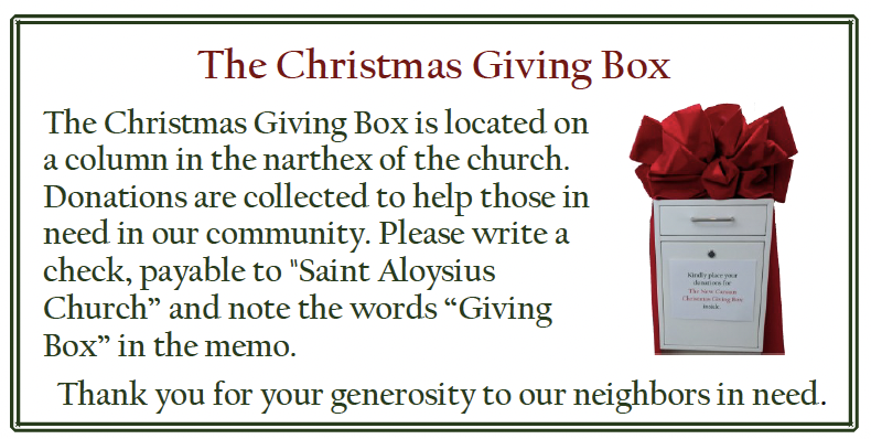 Christmas Giving Box Christmas Giving Box