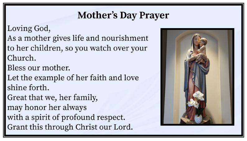 Mother's Day Prayer