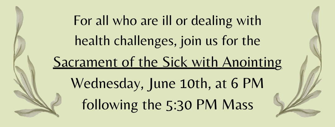 Sacrament of the sick