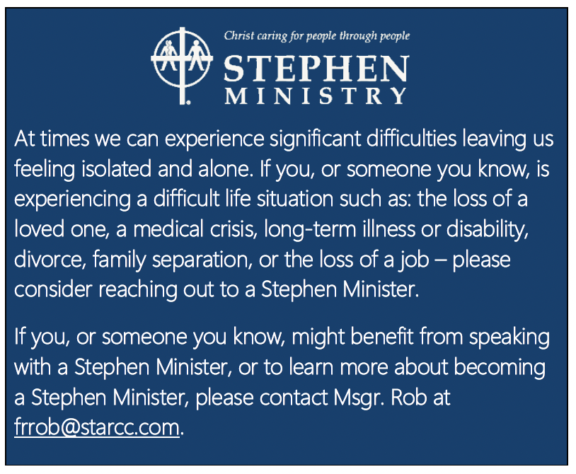 Stephen Ministry Stephen Ministry