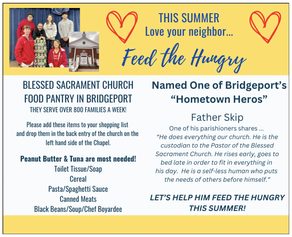 Feed the Hungry 6-26-26