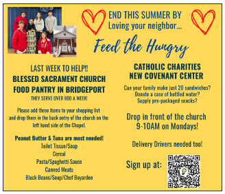Feed the hungry 2026